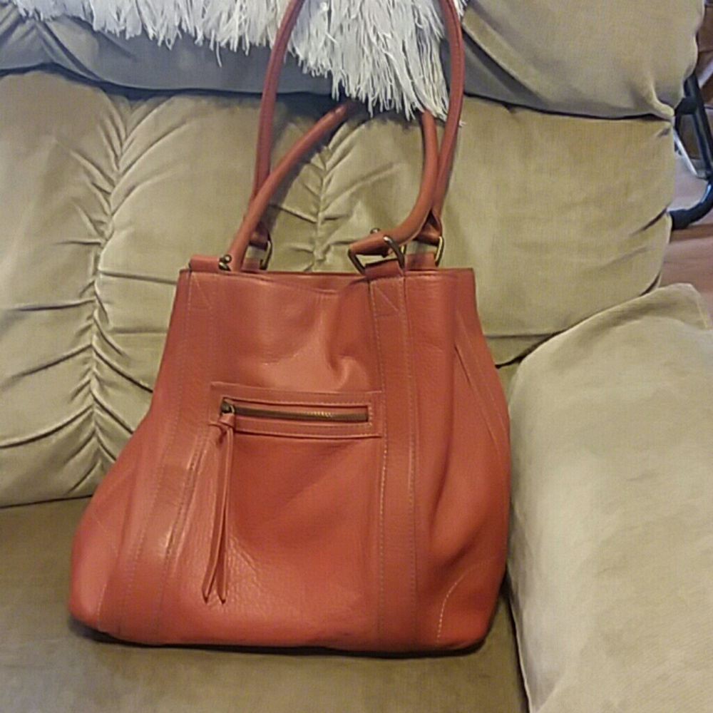 Large Leather tote bag NWOT